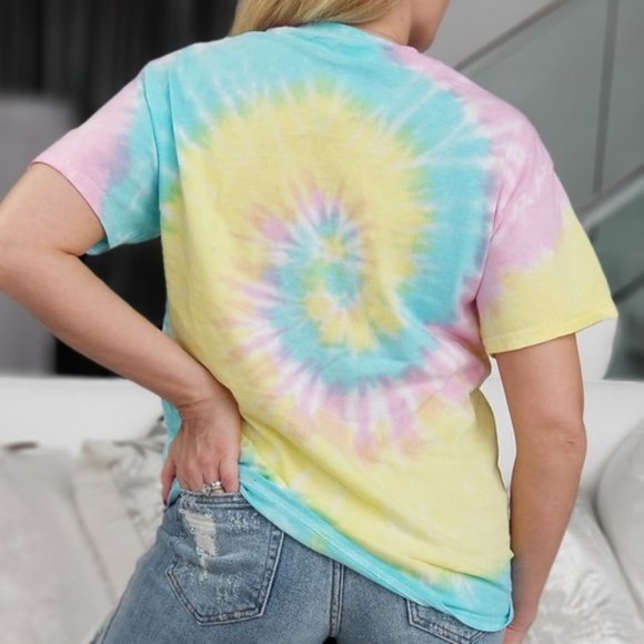 Sweet as Cotton Candy Tie Dye T-Shirt - Picture 4 of 5
